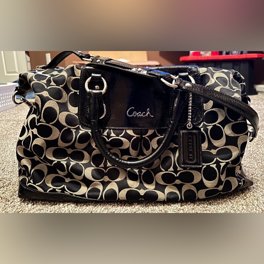 Coach Ashley Signature Large Satchel